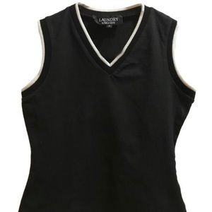 Laundry by Shelli Segal Black Tank Top/Cami